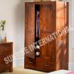 sheesham wooden furniture, sheesham wood wardrobe designs online
